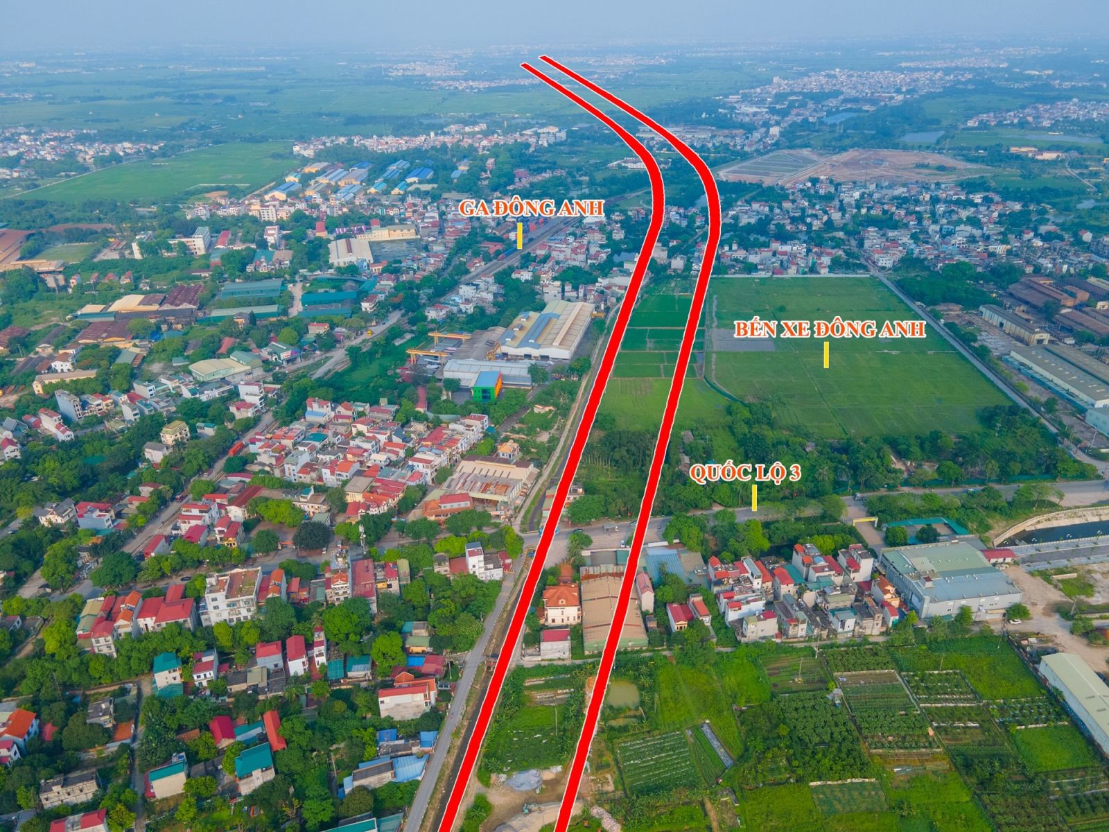 vành đai 3 đông anh