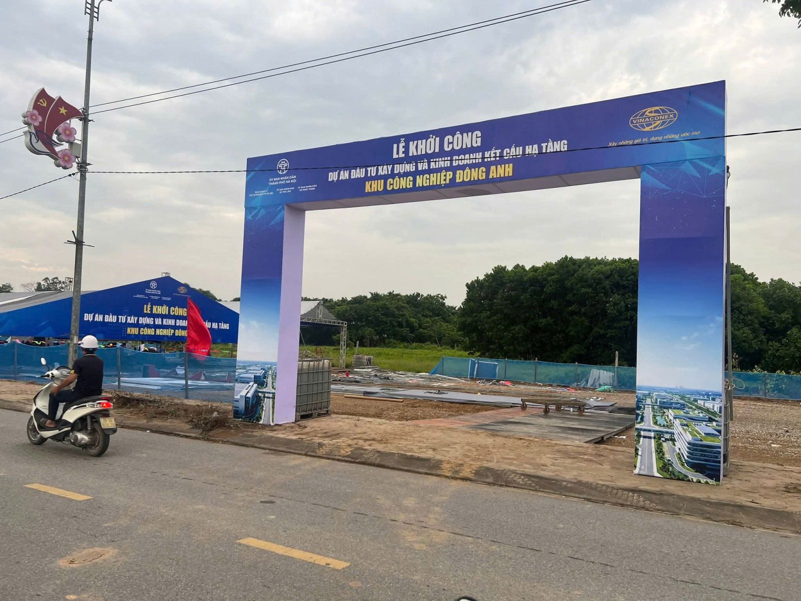khởi công kcn thư lâm đông anh