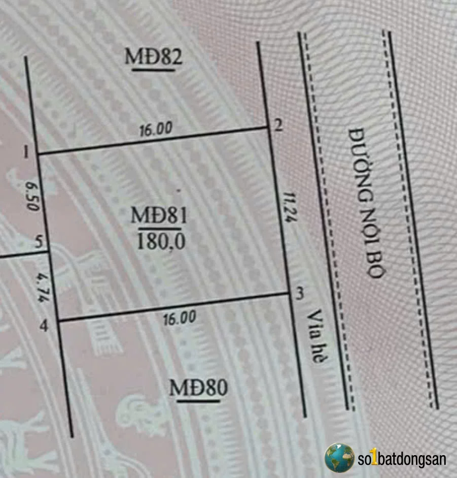 14.x tỷ lô 180m full thổ cư KDT vệ tinh Sóc SƠn, Đất vuông mặt tiền gần 11m gần 3 trường học và KCN