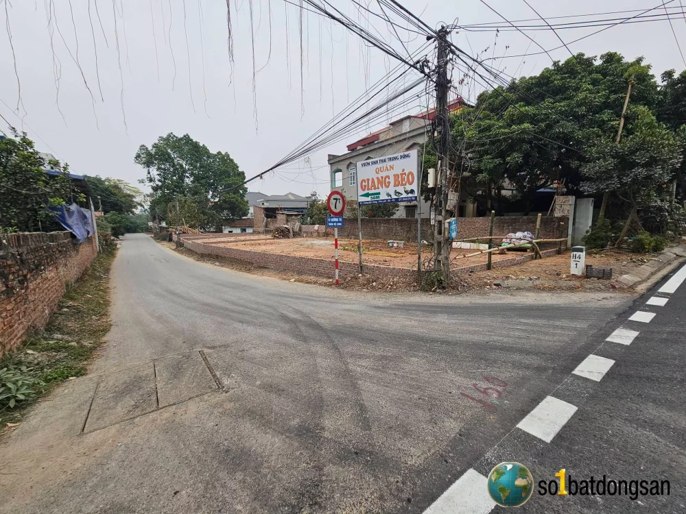 Bán Lô đất mặt đường ĐỀN GIÓNG PHÙ LINH SÓC SƠN hiếm có