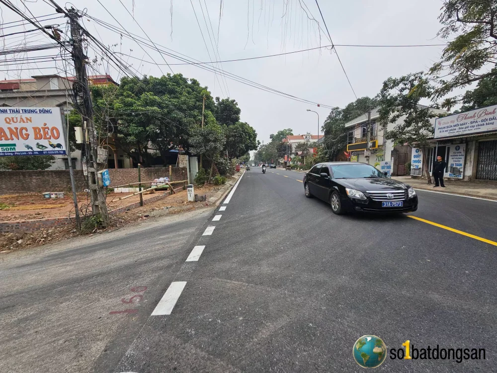 Bán Lô đất mặt đường ĐỀN GIÓNG PHÙ LINH SÓC SƠN hiếm có