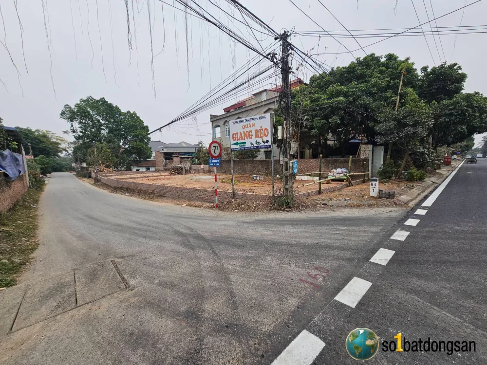 Bán Lô đất mặt đường ĐỀN GIÓNG PHÙ LINH SÓC SƠN hiếm có