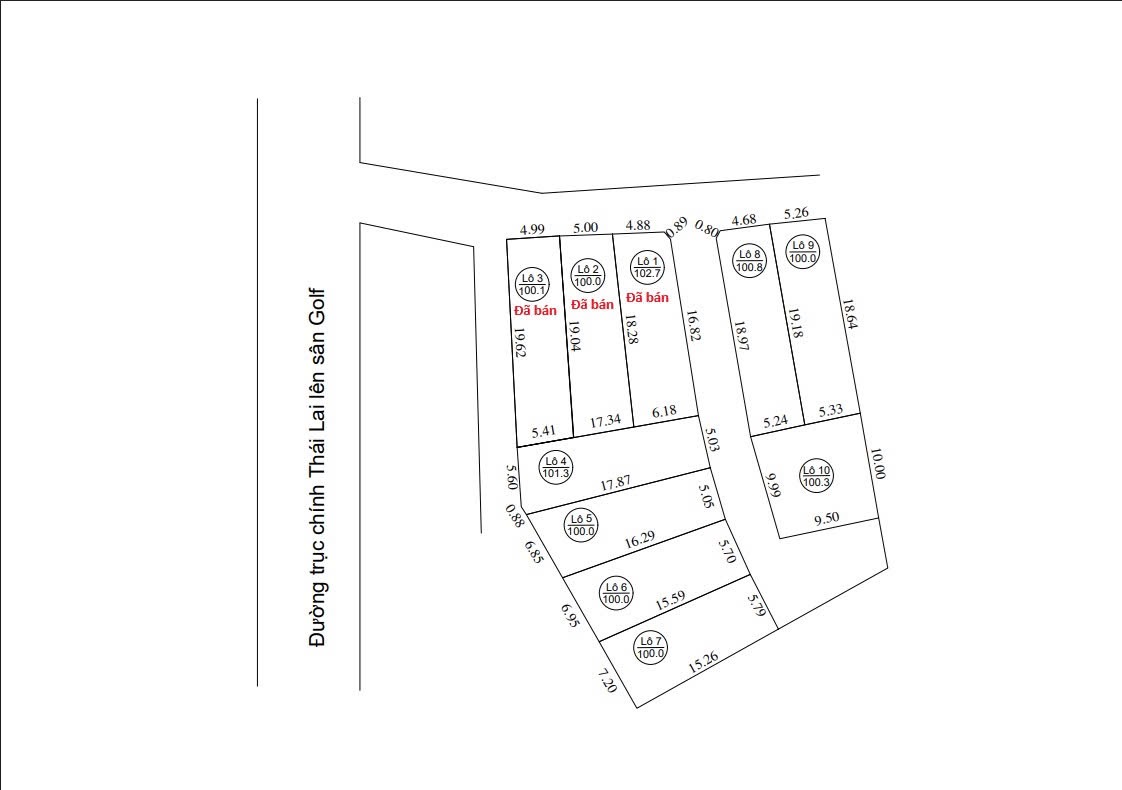11 lô fo thái lai kim anh, giá chỉ từ 17tr/1m