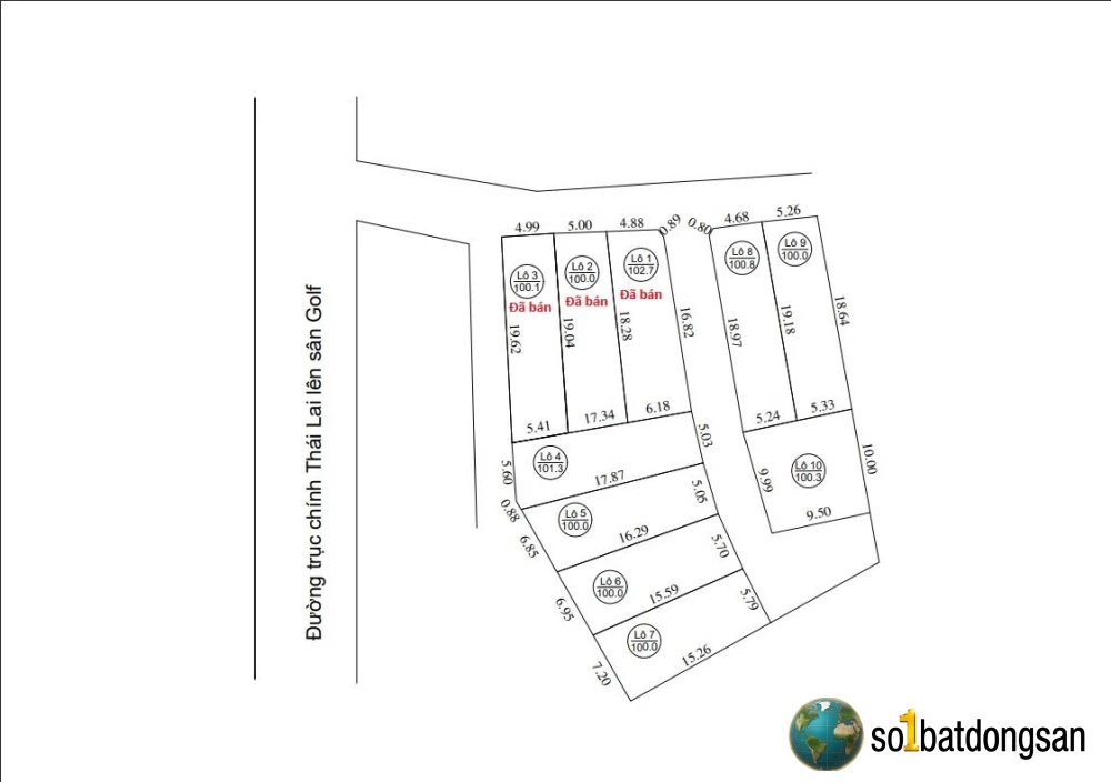 11 lô fo thái lai kim anh, giá chỉ từ 17tr/1m