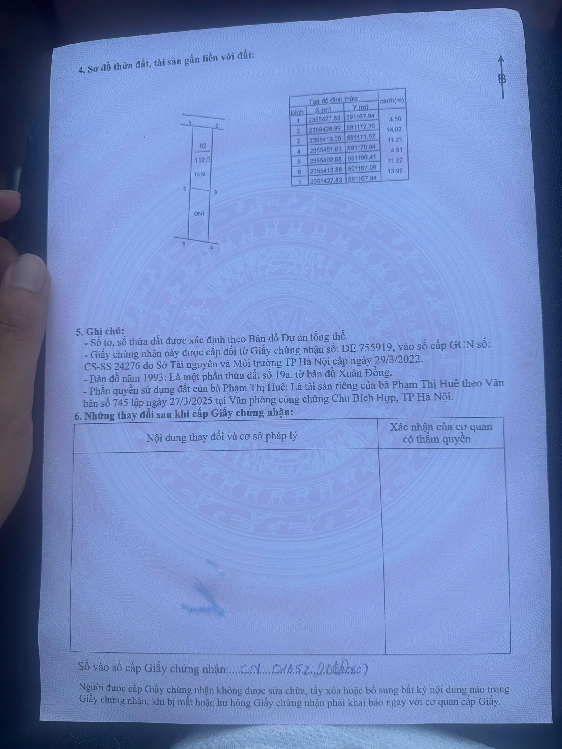 Trục chính xuân đồng, 2 ô tô tránh