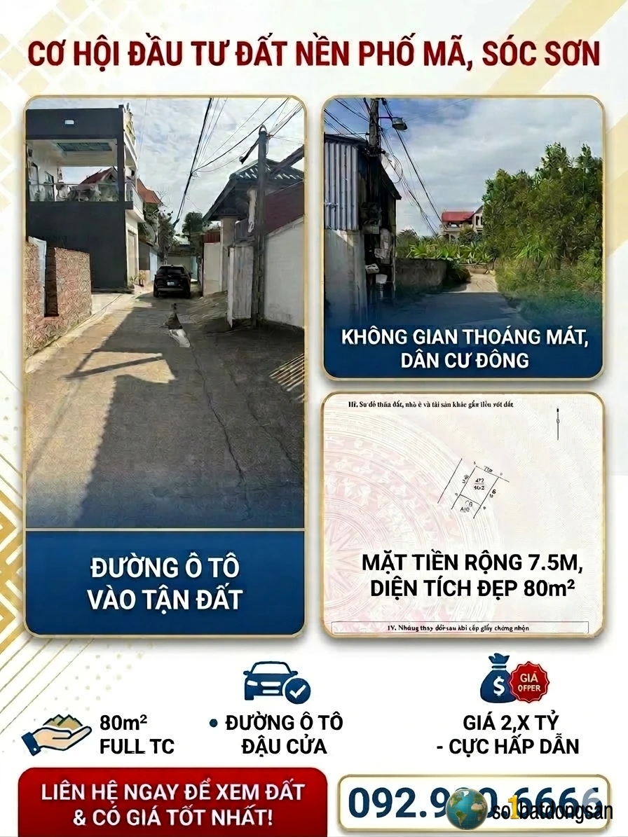 100m2 full thổ cư.gần Sân bay nội bài