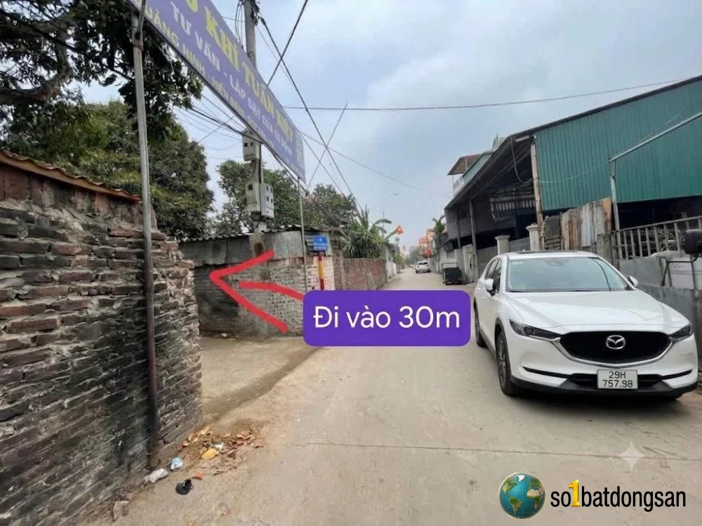 80m Full thổ cư Đất Nội Bài  ( Quảng Ninh gần hồ Đồng Quan )