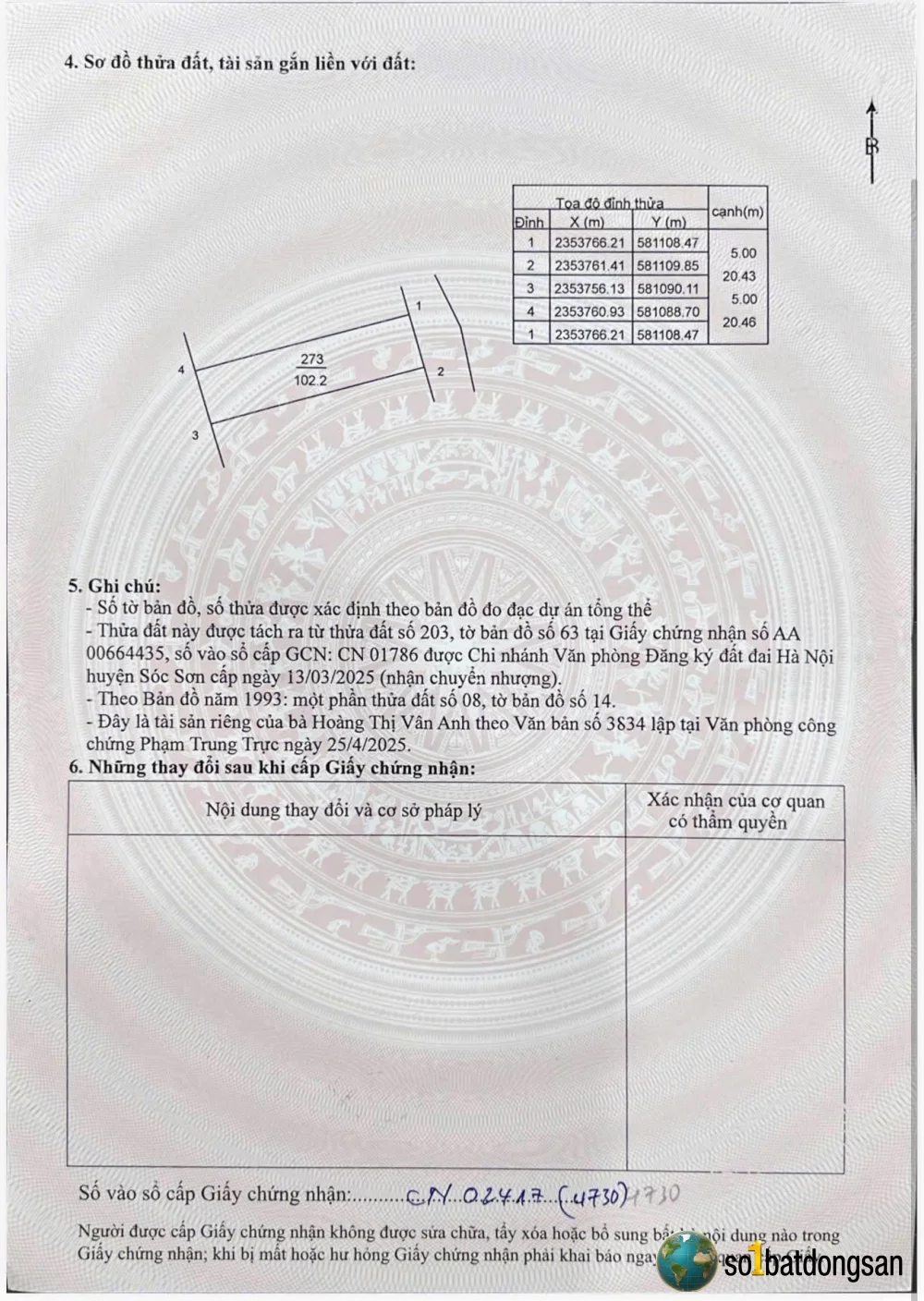 1.7x tỷ 102m Full thổ cư, Kim Anh, Hà Nội đường thông, gần đường 1.500ty, Đường tỉnh 35 và Trường Học