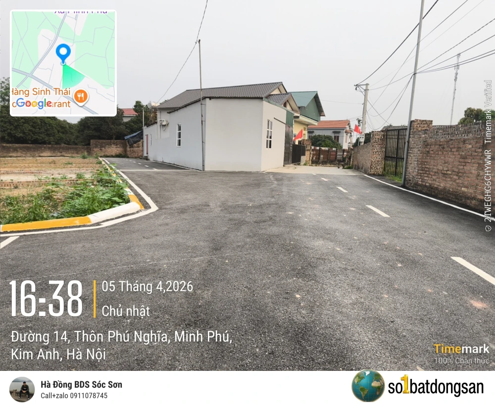 💥Phân lô GIÁ F0 tại phú thịnh, xã kim anh ✅Ngõ thông oto