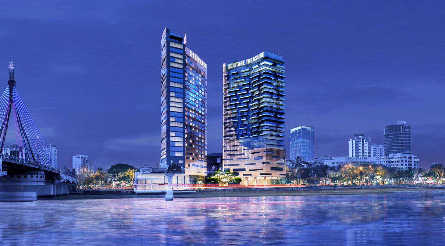 Cho thuê văn phòng 200m² tại Hilton Bạch Đằng – view sông Hàn