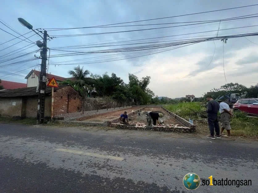 Trục chính kinh doanh đường nhựa thanh trí kim anh