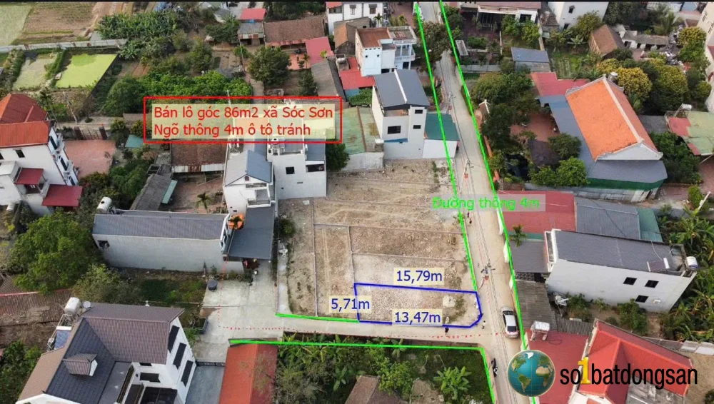 Trục chính lô góc thôn làng đông xuân