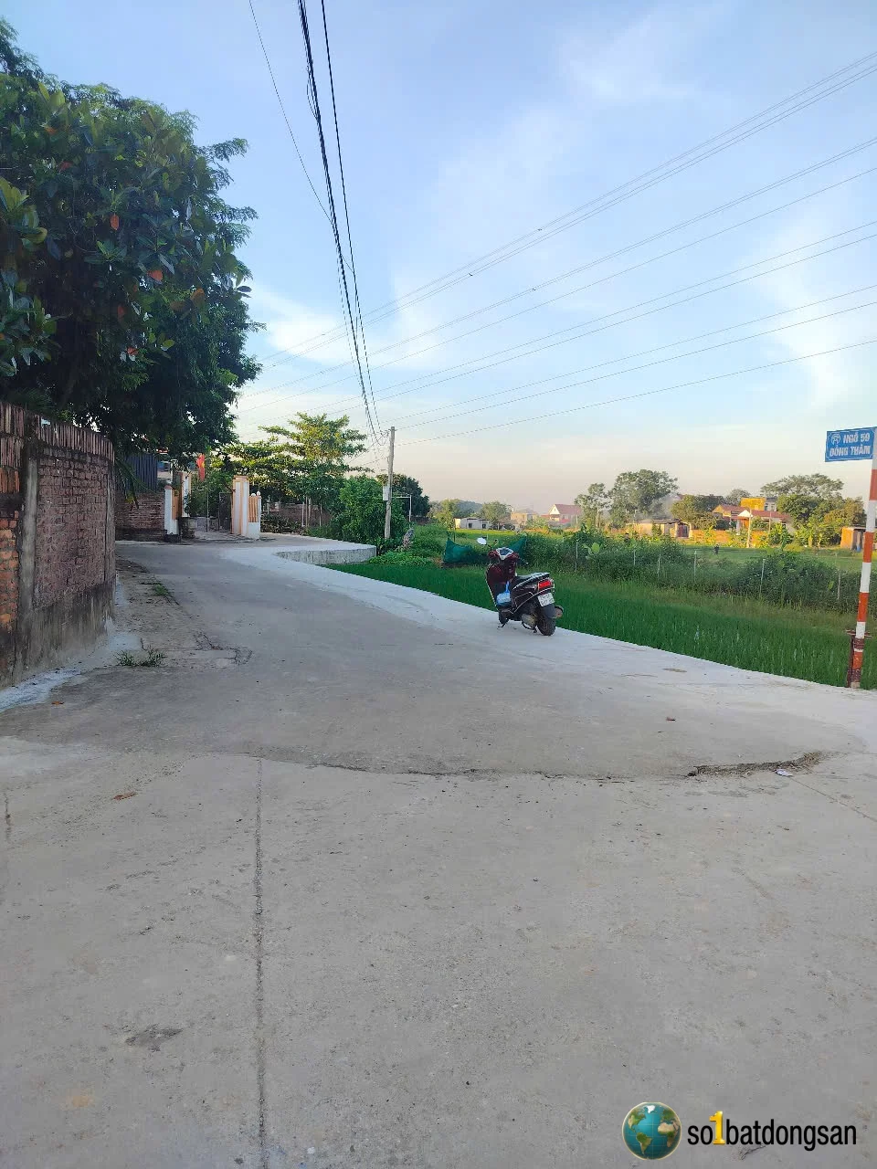 Bán 183m2 đường thông-oto tránh