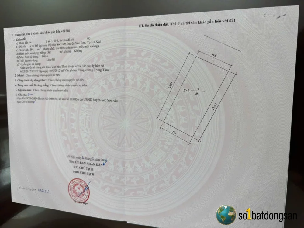 Đất đô thị mới Sóc Sơn