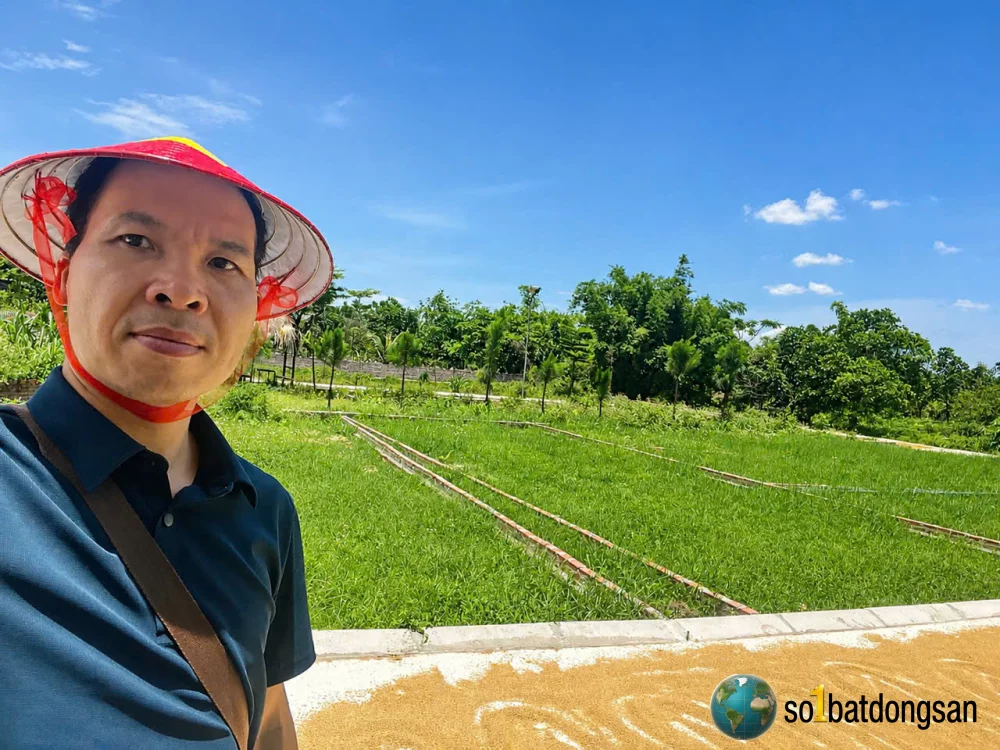 1.6 tỷ lô đất 100m full thổ cư mặt tiền 6.3m vuông đẹp Vụ Bản , Kim Anh gần đường 1.500 tỷ và KCN , chợ
