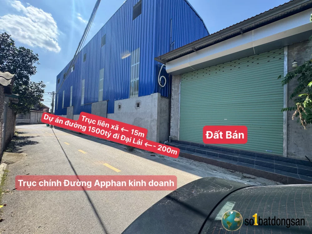 3.8x tỷ 100m Kèm Nhà trục chính Đông Sơn, Nội Bài, gần đường 1.500 tỷ và Hồ Đồng Quan