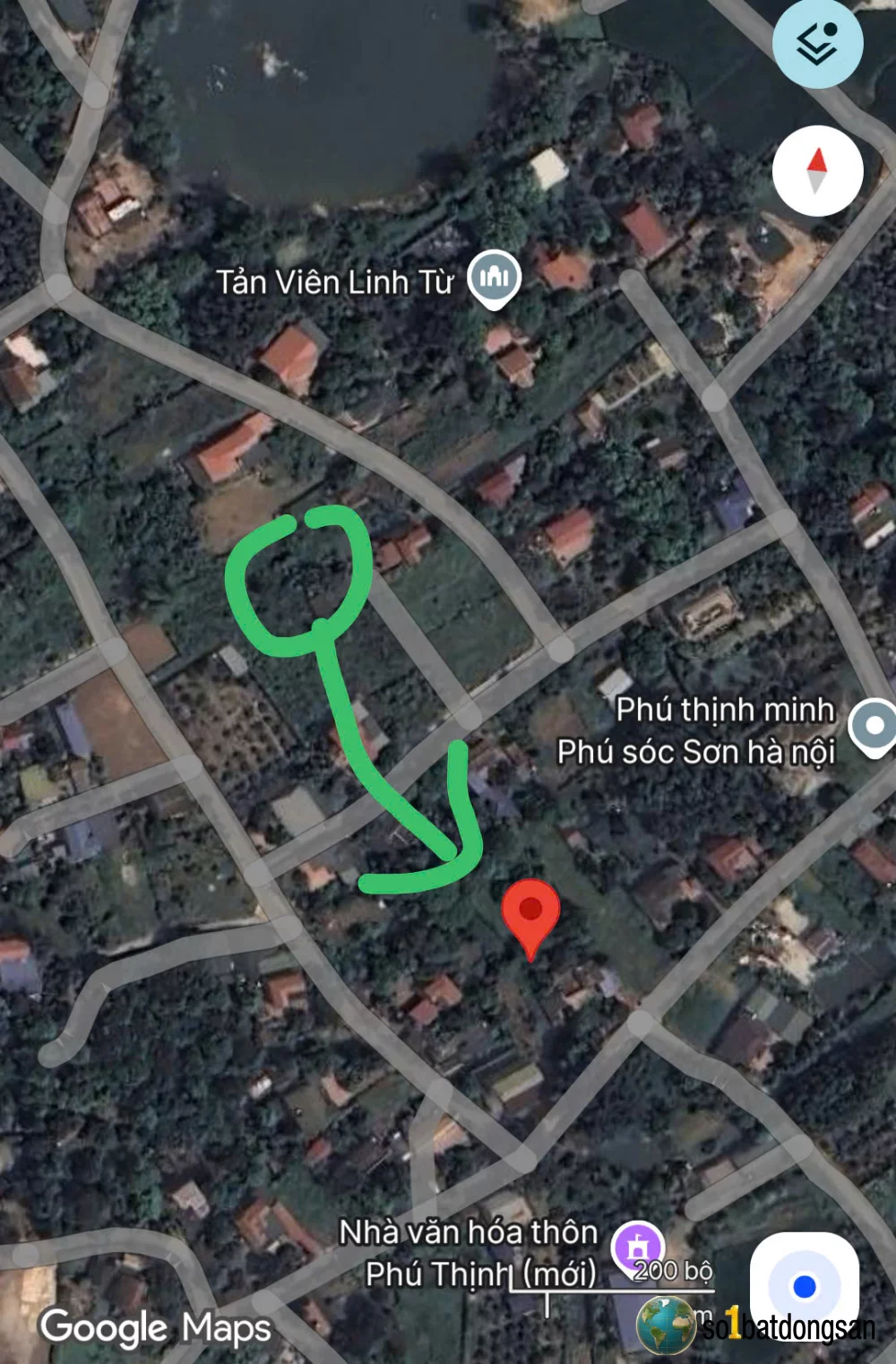 1.5x tỷ lô đất F0 gần 107m Full thổ cư 15m là ra đường Lơn, Phú Thịnh, Kim Anh, gần đường 1.500 tỷ Dân cư hiện hữu