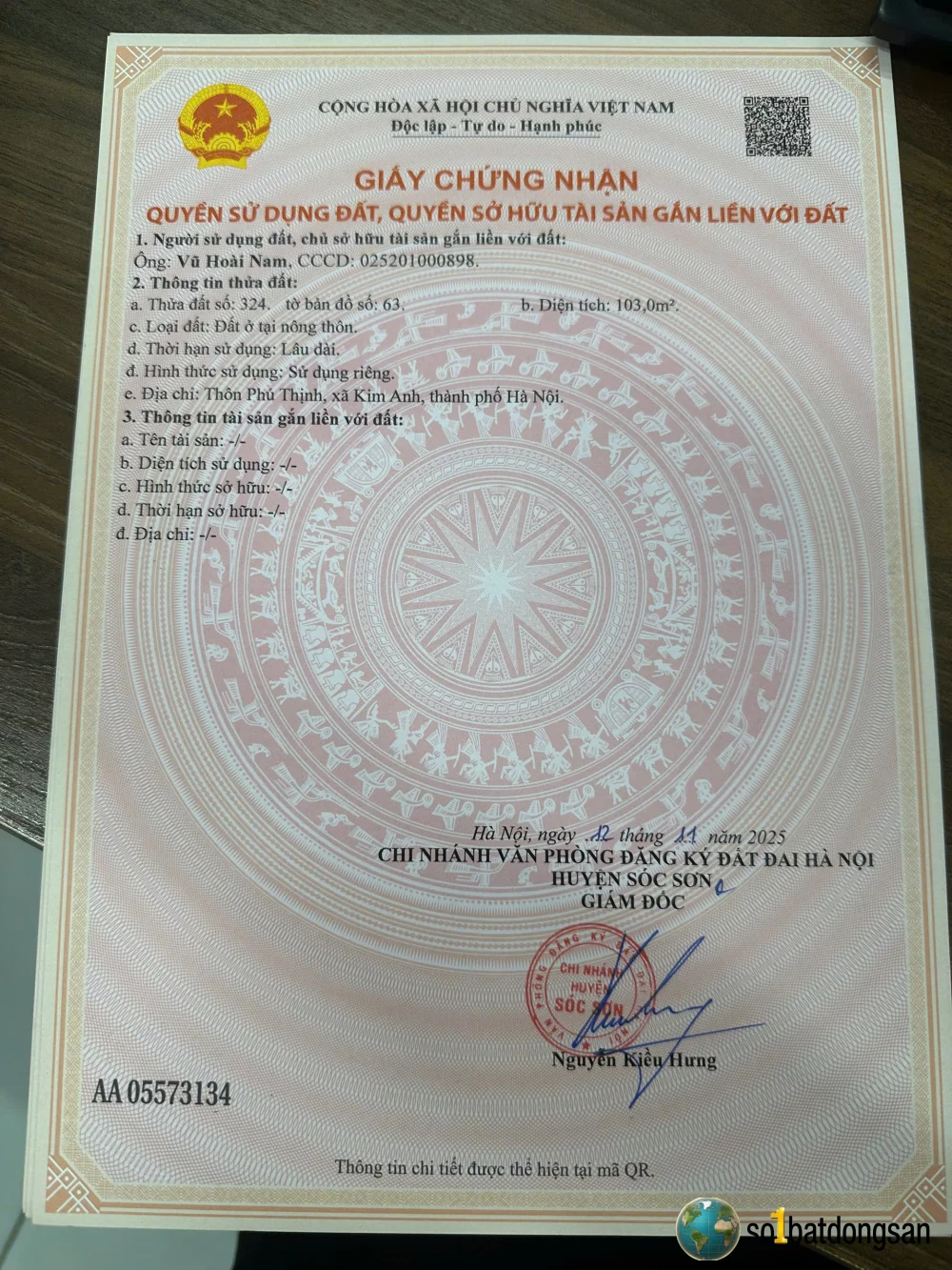 ĐẤT PHÚ THỊNH KIM ANH