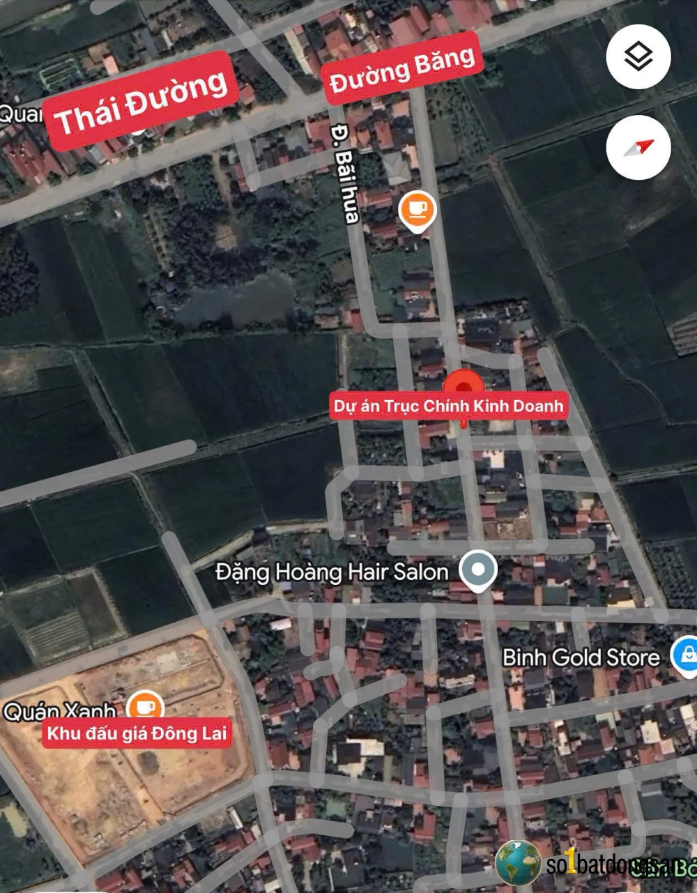 3.1 tỷ lô đất Full Thổ Cư 95m ngay gần trục chính Đông Lai Gần KCN và S.Bay Nội Bài rất sầm uất