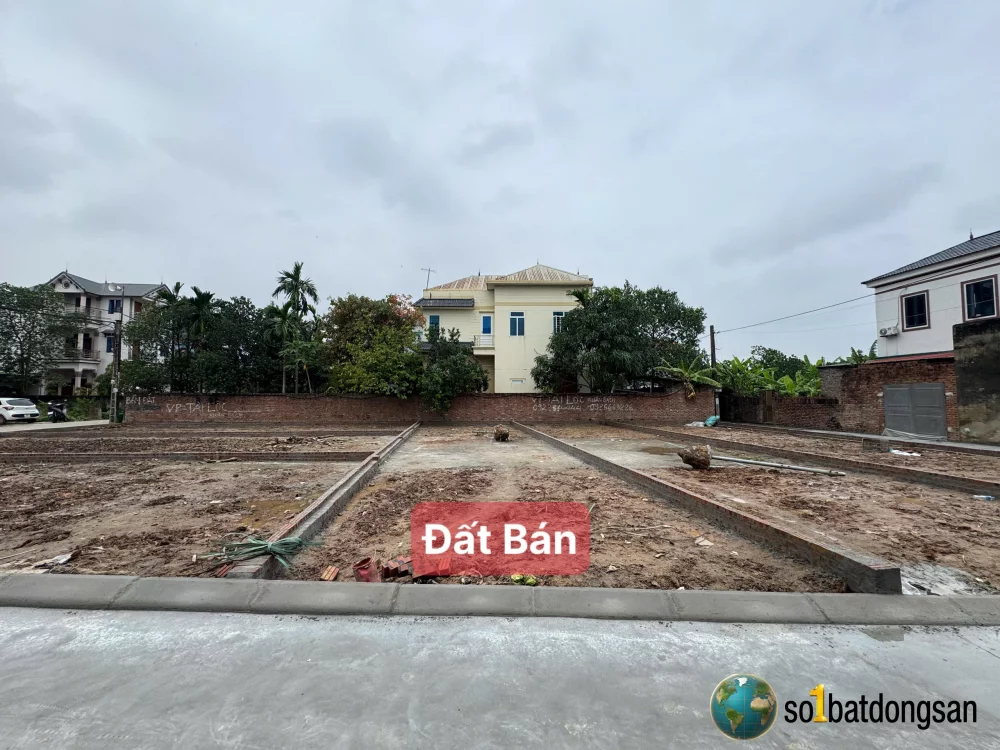 3.1 tỷ lô đất Full Thổ Cư 95m ngay gần trục chính Đông Lai Gần KCN và S.Bay Nội Bài rất sầm uất