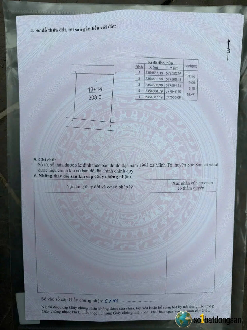 100m Full Thổ cư Lập Trí