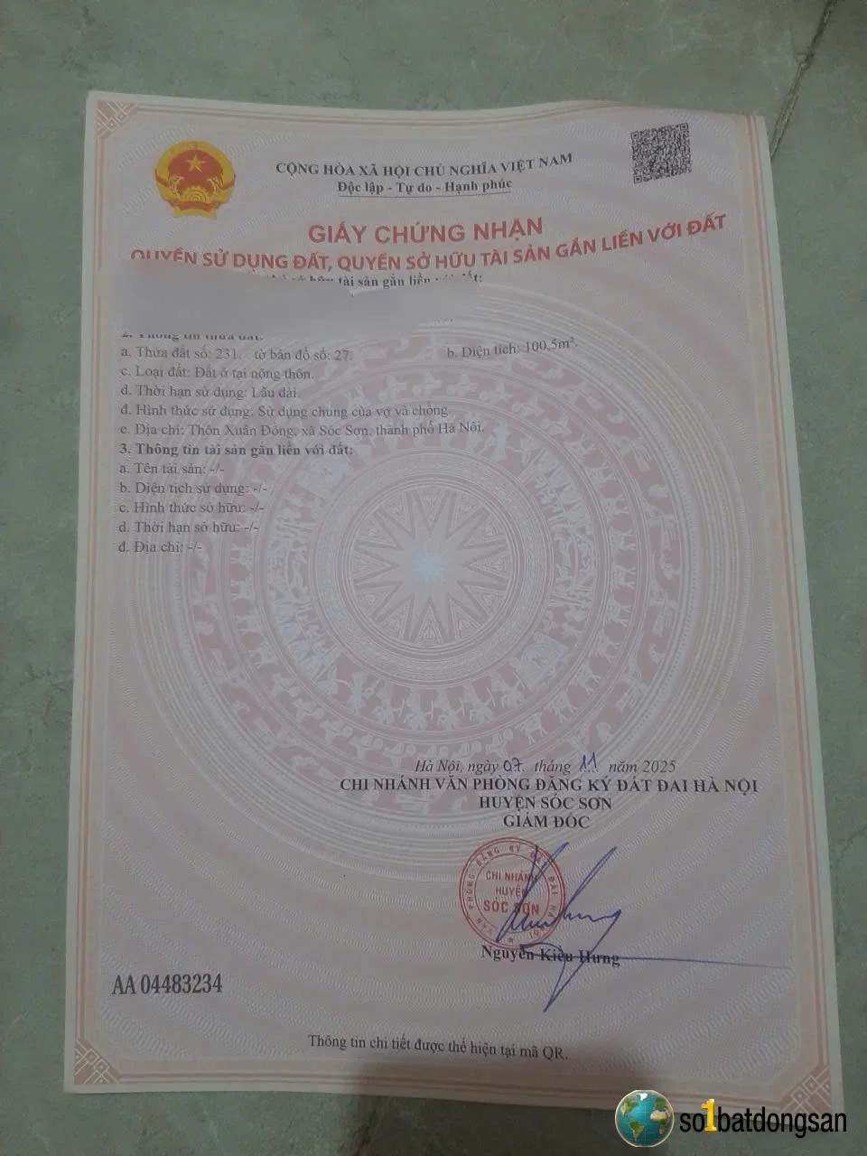 100m Xuân Đồng Tân Minh