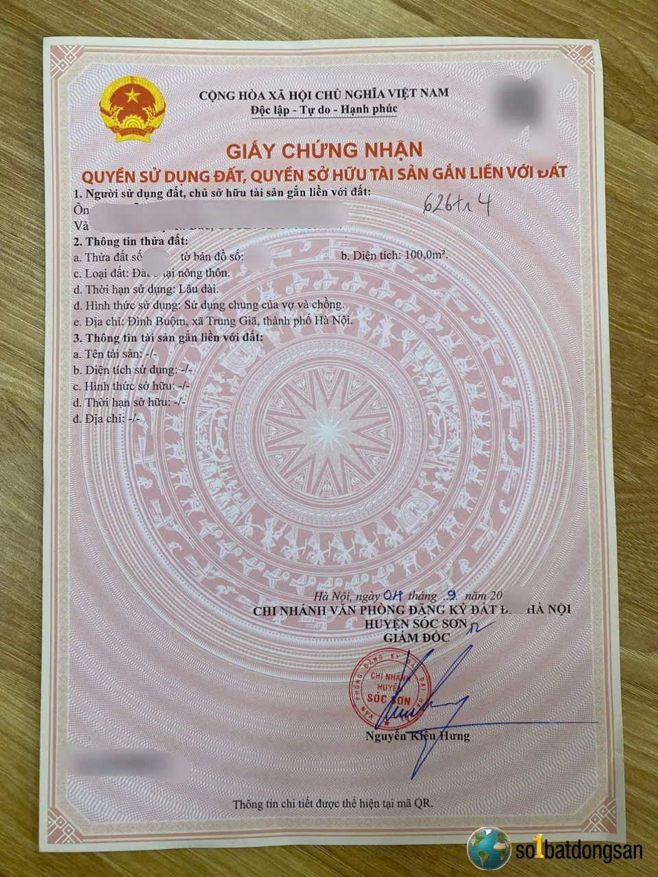 Bán 100m Đình Buộm Hồng Kỳ cũ, gần đường 35 giá cực tốt chỉ 1,5 tỷ